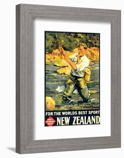 New Zealand, For The Worlds Best Sport-null-Framed Art Print