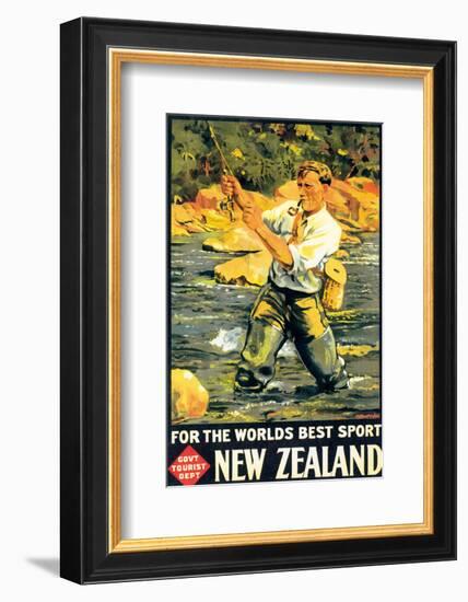 New Zealand, For The Worlds Best Sport-null-Framed Art Print