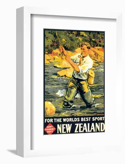 New Zealand, For The Worlds Best Sport-null-Framed Art Print