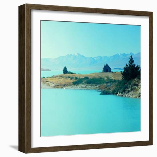 New Zealand Landscape-George Silk-Framed Photographic Print