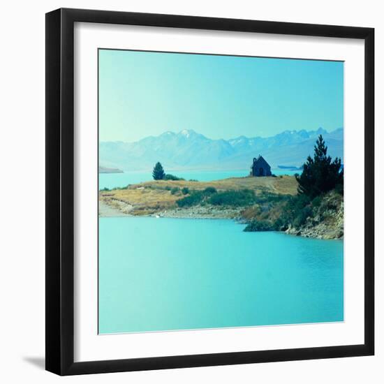 New Zealand Landscape-George Silk-Framed Photographic Print