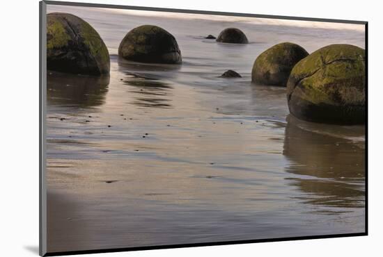 New Zealand, Moeraki Boulders-John Ford-Mounted Photographic Print