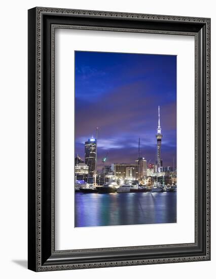 New Zealand, North Island, Auckland. Viaduct Harbor-Walter Bibikow-Framed Photographic Print