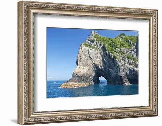 New Zealand, North Island, Bay of islands, Hole in the Rock-Rob Tilley-Framed Photographic Print