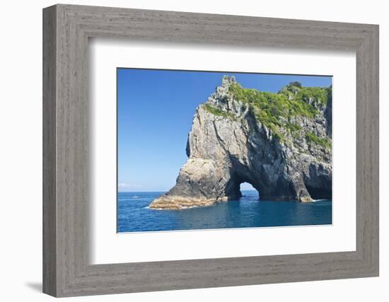 New Zealand, North Island, Bay of islands, Hole in the Rock-Rob Tilley-Framed Photographic Print