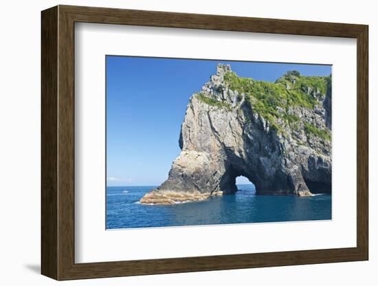 New Zealand, North Island, Bay of islands, Hole in the Rock-Rob Tilley-Framed Photographic Print