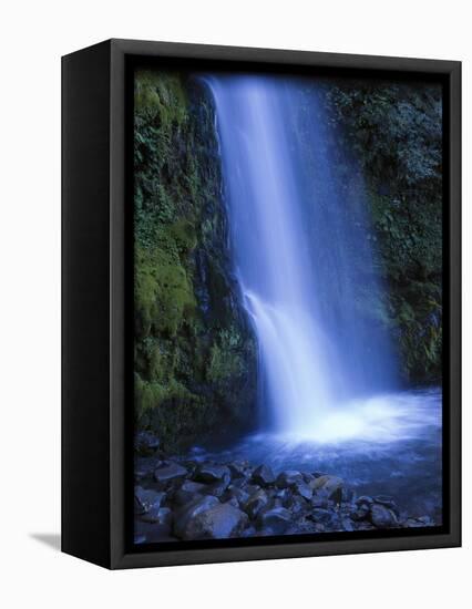 New Zealand, North Island, Dawson Falls, Waterfall-Thonig-Framed Premier Image Canvas