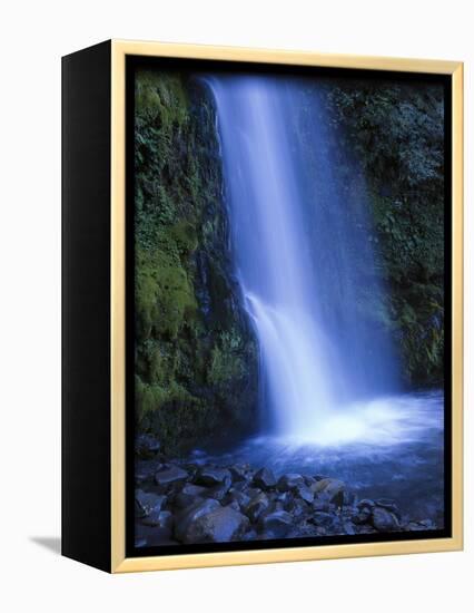 New Zealand, North Island, Dawson Falls, Waterfall-Thonig-Framed Premier Image Canvas