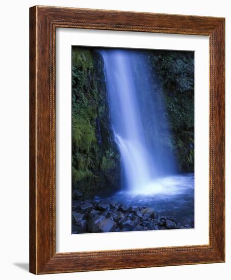 New Zealand, North Island, Dawson Falls, Waterfall-Thonig-Framed Photographic Print