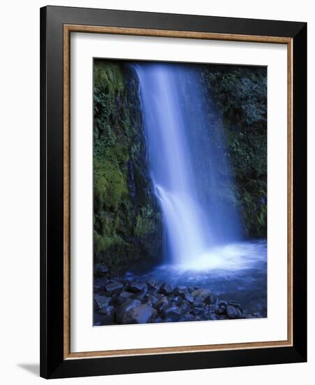 New Zealand, North Island, Dawson Falls, Waterfall-Thonig-Framed Photographic Print