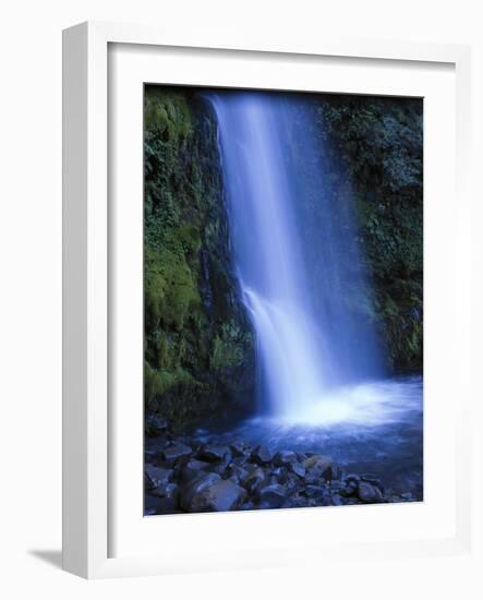 New Zealand, North Island, Dawson Falls, Waterfall-Thonig-Framed Photographic Print