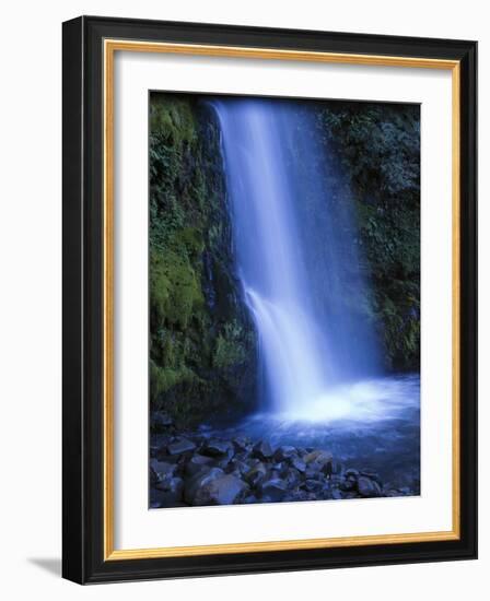 New Zealand, North Island, Dawson Falls, Waterfall-Thonig-Framed Photographic Print