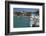 New Zealand, North Island, Paremata. Houses along Porirua Harbor-Walter Bibikow-Framed Photographic Print