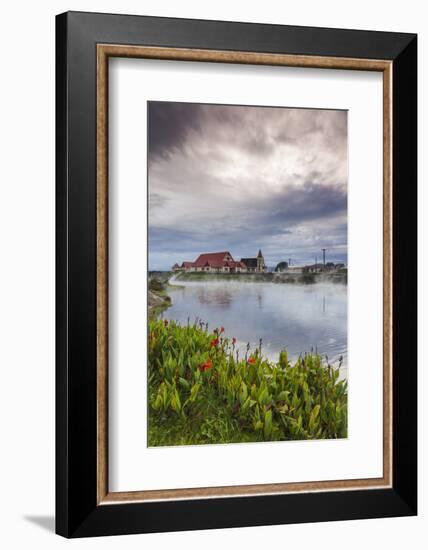 New Zealand, North Island, Rotorua. Maori village, St. Faith's Anglican Church-Walter Bibikow-Framed Photographic Print