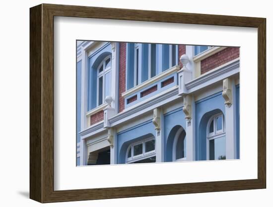 New Zealand, North Island, Whanganui. Building detail-Walter Bibikow-Framed Photographic Print