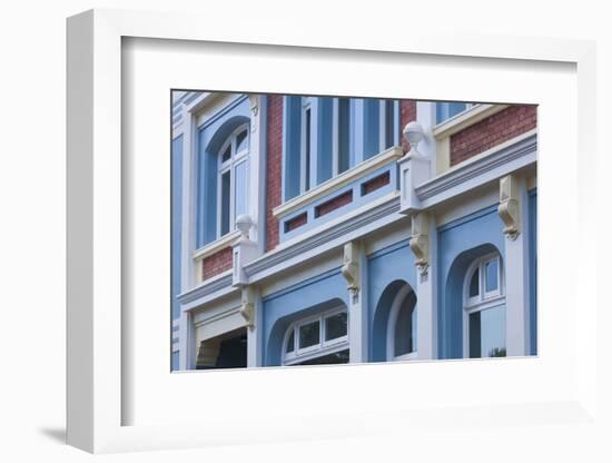 New Zealand, North Island, Whanganui. Building detail-Walter Bibikow-Framed Photographic Print