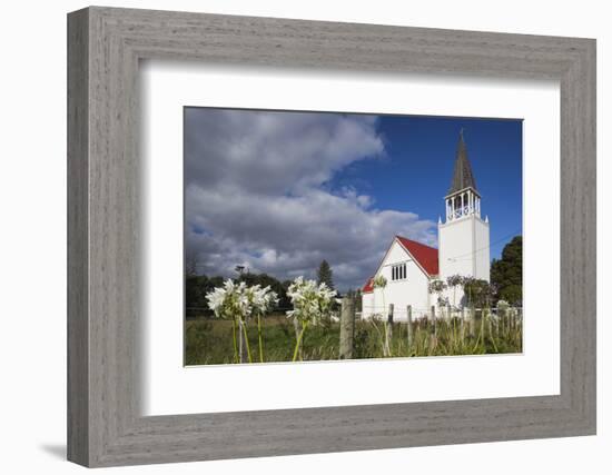 New Zealand, North Island, Whanganui. Putiki Church-Walter Bibikow-Framed Photographic Print