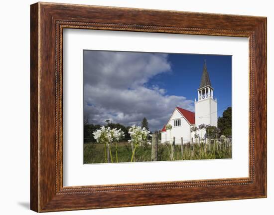 New Zealand, North Island, Whanganui. Putiki Church-Walter Bibikow-Framed Photographic Print