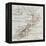 New Zealand Old Map-marzolino-Framed Stretched Canvas