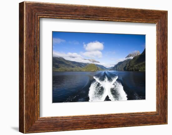 New Zealand's Doubtful Sound, Ferry Crossing Lake Manapouri-Micah Wright-Framed Photographic Print