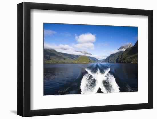 New Zealand's Doubtful Sound, Ferry Crossing Lake Manapouri-Micah Wright-Framed Photographic Print