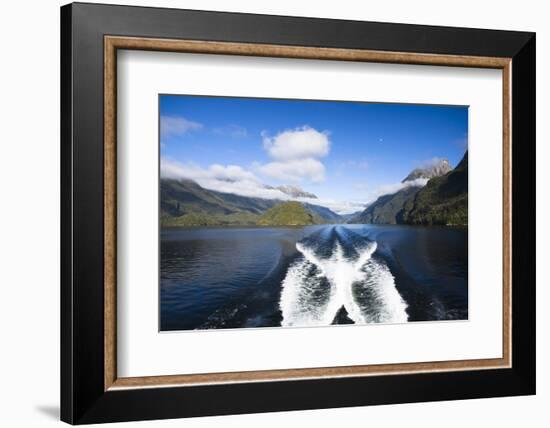 New Zealand's Doubtful Sound, Ferry Crossing Lake Manapouri-Micah Wright-Framed Photographic Print