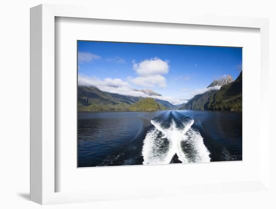 New Zealand's Doubtful Sound, Ferry Crossing Lake Manapouri-Micah Wright-Framed Photographic Print