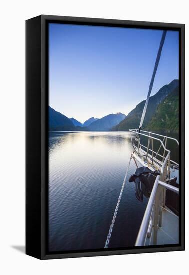 New Zealand's Remote Doubtful Sound. an Morning Sunrise in the Area-Micah Wright-Framed Premier Image Canvas