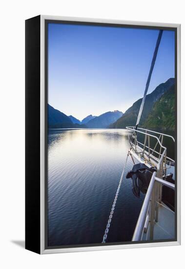 New Zealand's Remote Doubtful Sound. an Morning Sunrise in the Area-Micah Wright-Framed Premier Image Canvas