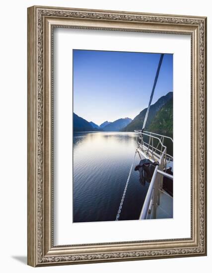 New Zealand's Remote Doubtful Sound. an Morning Sunrise in the Area-Micah Wright-Framed Photographic Print