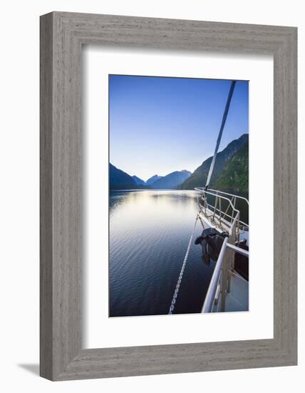 New Zealand's Remote Doubtful Sound. an Morning Sunrise in the Area-Micah Wright-Framed Photographic Print