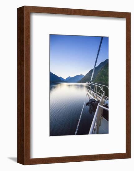 New Zealand's Remote Doubtful Sound. an Morning Sunrise in the Area-Micah Wright-Framed Photographic Print