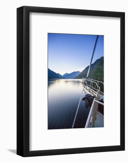 New Zealand's Remote Doubtful Sound. an Morning Sunrise in the Area-Micah Wright-Framed Photographic Print