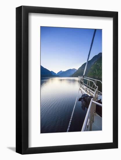 New Zealand's Remote Doubtful Sound. an Morning Sunrise in the Area-Micah Wright-Framed Photographic Print