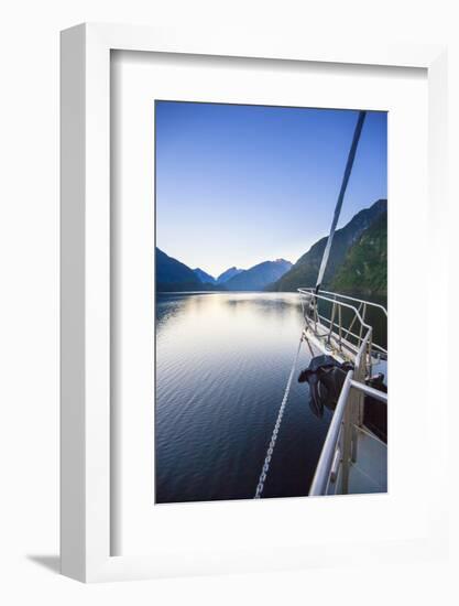 New Zealand's Remote Doubtful Sound. an Morning Sunrise in the Area-Micah Wright-Framed Photographic Print