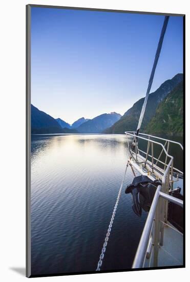 New Zealand's Remote Doubtful Sound. an Morning Sunrise in the Area-Micah Wright-Mounted Photographic Print