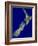 New Zealand, Satellite Image-PLANETOBSERVER-Framed Photographic Print