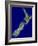 New Zealand, Satellite Image-PLANETOBSERVER-Framed Photographic Print