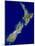 New Zealand, Satellite Image-PLANETOBSERVER-Mounted Photographic Print