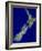 New Zealand, Satellite Image-PLANETOBSERVER-Framed Photographic Print