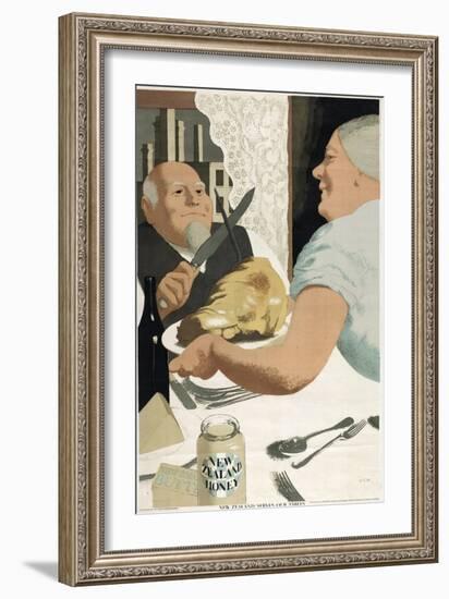 New Zealand Serves Our Tables-Harold Sandys Williamson-Framed Giclee Print