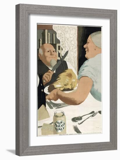 New Zealand Serves Our Tables-Harold Sandys Williamson-Framed Giclee Print