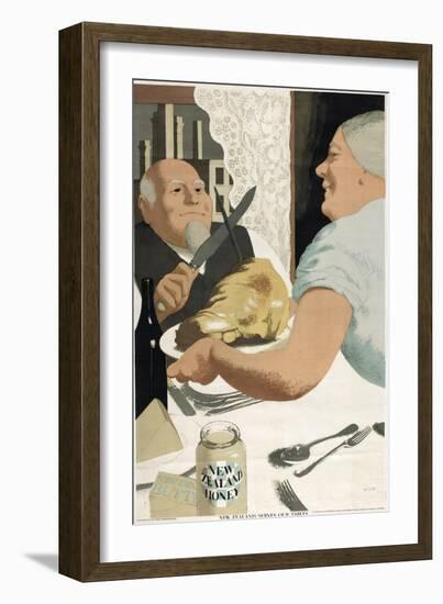 New Zealand Serves Our Tables-Harold Sandys Williamson-Framed Giclee Print