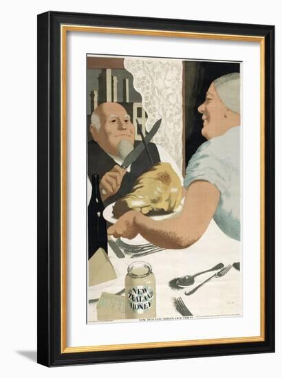 New Zealand Serves Our Tables-Harold Sandys Williamson-Framed Giclee Print