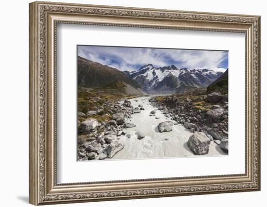 New Zealand, South Island, Canterbury, Aoraki-Mt. Cook National Park-Walter Bibikow-Framed Photographic Print