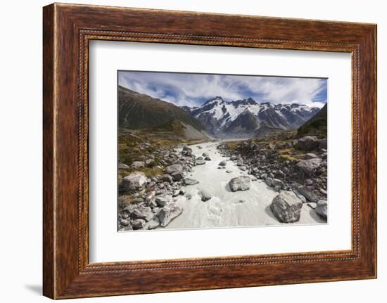 New Zealand, South Island, Canterbury, Aoraki-Mt. Cook National Park-Walter Bibikow-Framed Photographic Print