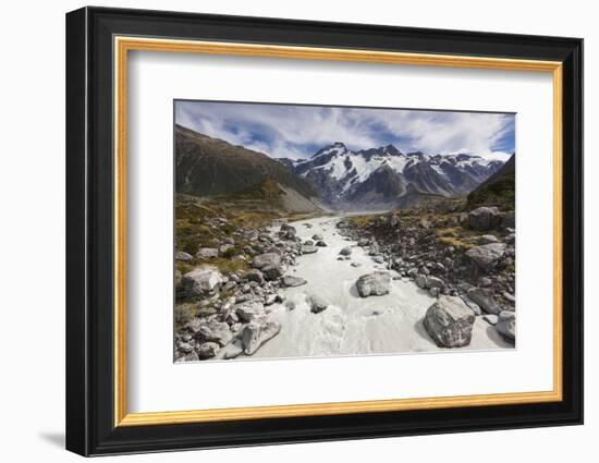 New Zealand, South Island, Canterbury, Aoraki-Mt. Cook National Park-Walter Bibikow-Framed Photographic Print