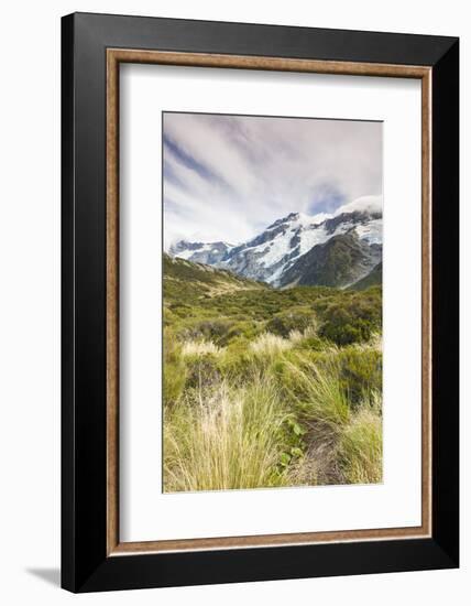 New Zealand, South Island, Canterbury, Aoraki-Mt. Cook National Park-Walter Bibikow-Framed Photographic Print