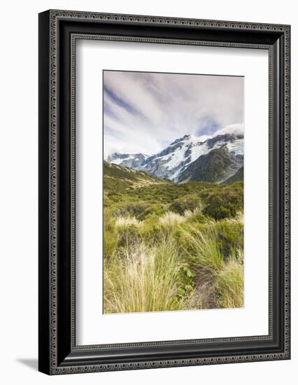 New Zealand, South Island, Canterbury, Aoraki-Mt. Cook National Park-Walter Bibikow-Framed Photographic Print