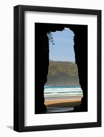 New Zealand, South Island, Cathedral Cave-Catharina Lux-Framed Photographic Print